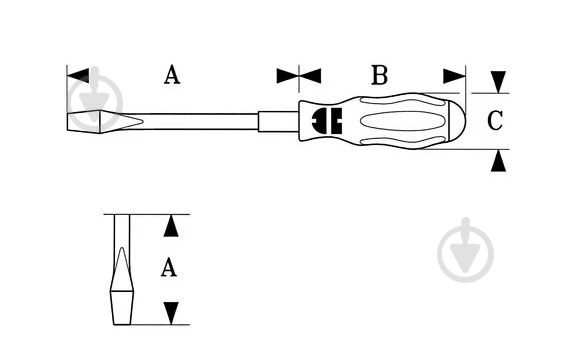 Отвертка WURTH PH2X100 мм 57512322 - фото 2