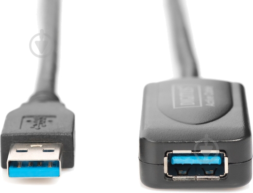 Кабель Digitus активный USB3 5 м черный (DA-73104) - фото 2
