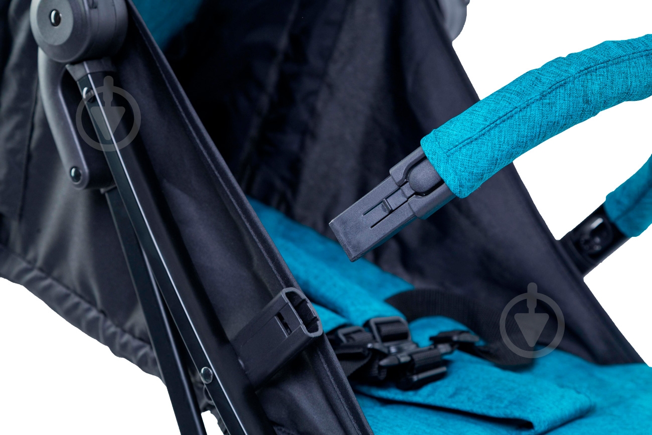 Коляска прогулочная Bugs Picnic бирюзовая - фото 7