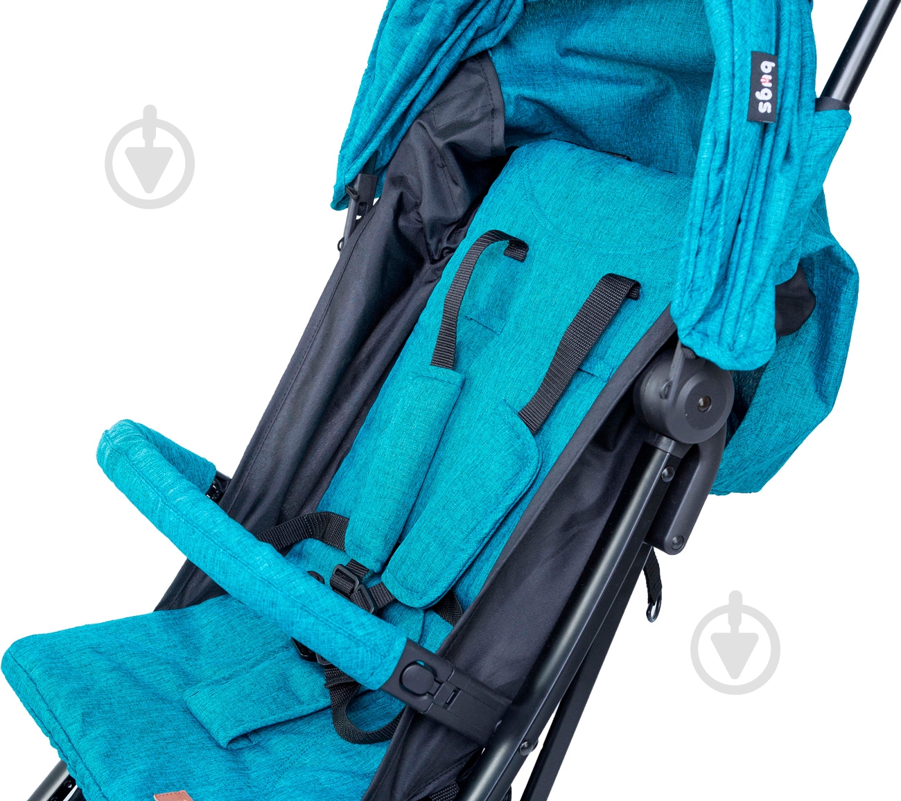 Коляска прогулочная Bugs Picnic бирюзовая - фото 6