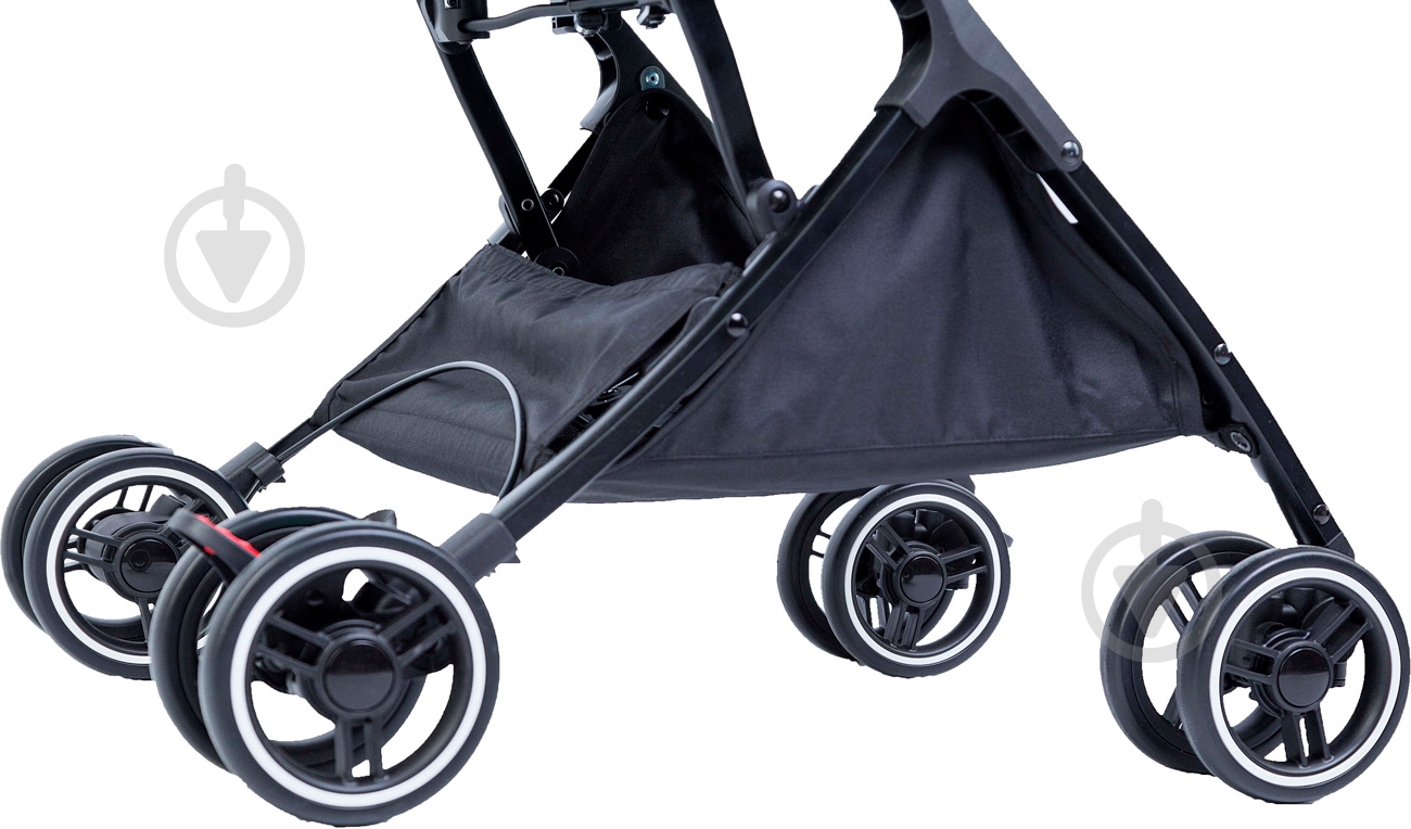 Коляска прогулочная Bugs Picnic серая - фото 4