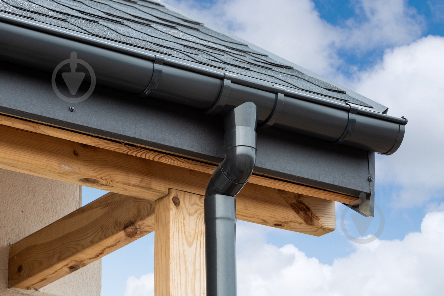 Воронка желоба PROFiL 90 мм графит - фото 4