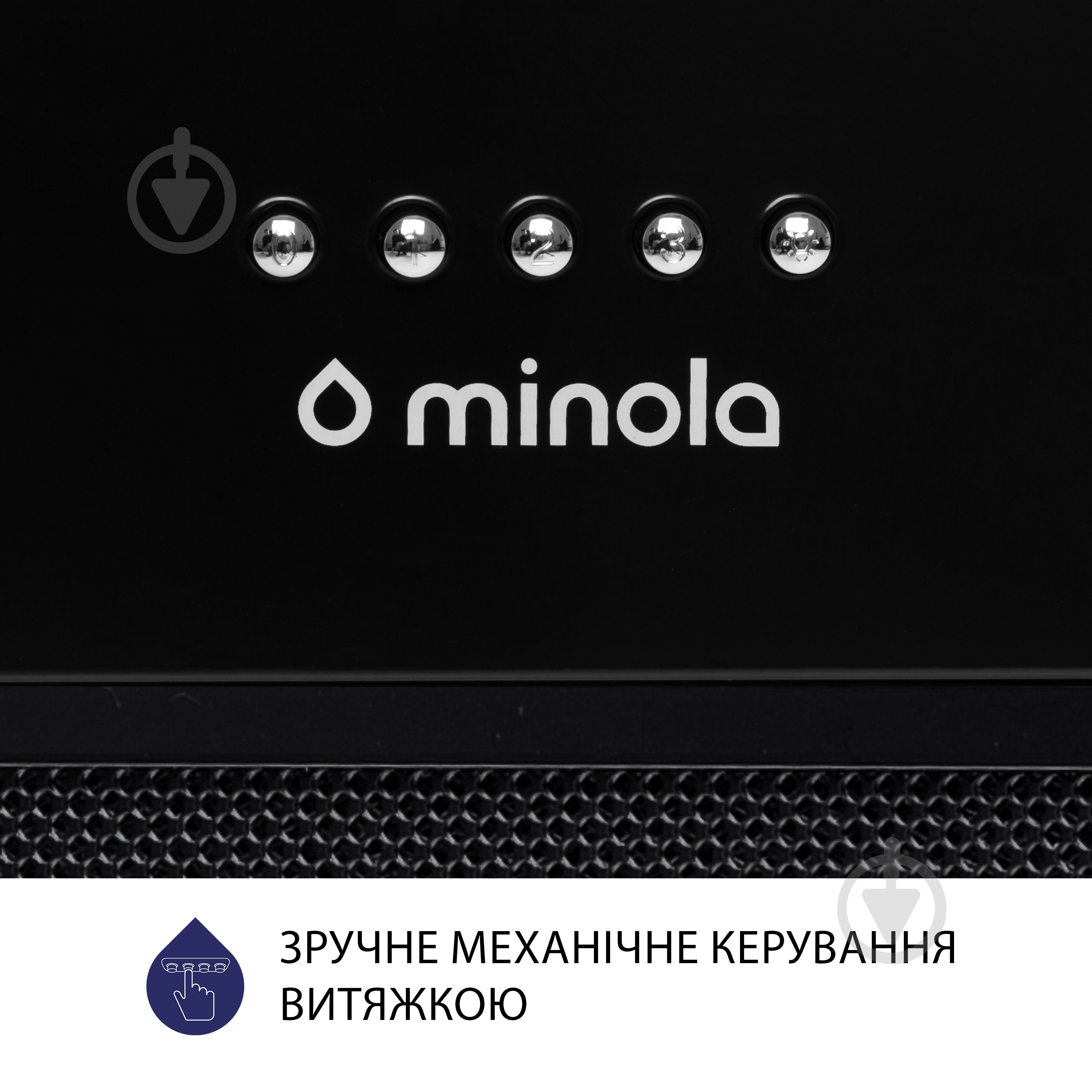 Витяжка Minola HBI 5622 BLF 1000 LED повновбудовувана - фото 6