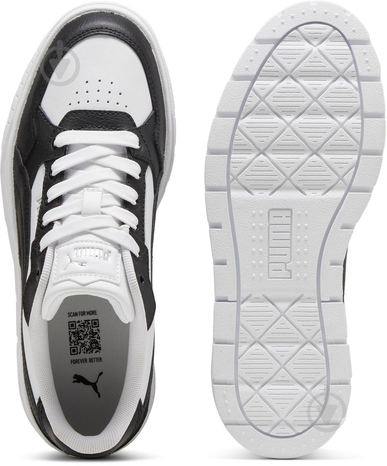 Кросівки жіночі Puma KARMEN II IDOL 39746103 р.39 білі із чорним - фото 6 Кросівки жіночі Puma KARMEN II IDOL 39746103 р.39 білі із чорним - фото 6