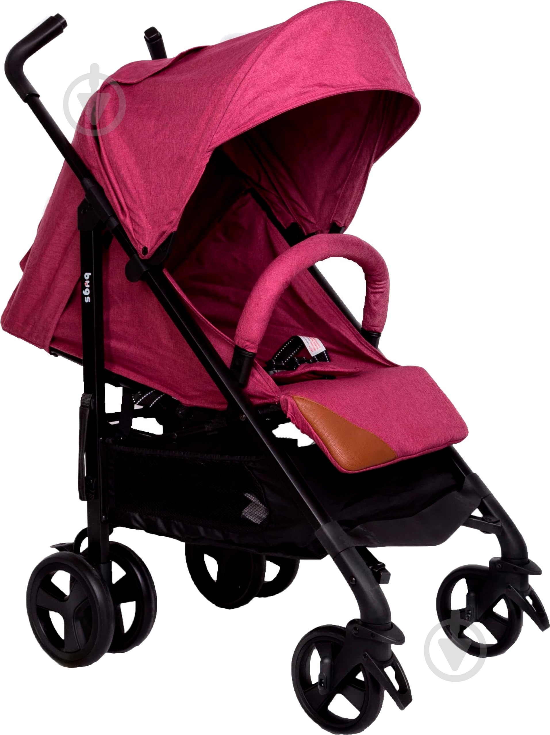 Коляска прогулочная Bugs Witty розовая - фото 1
