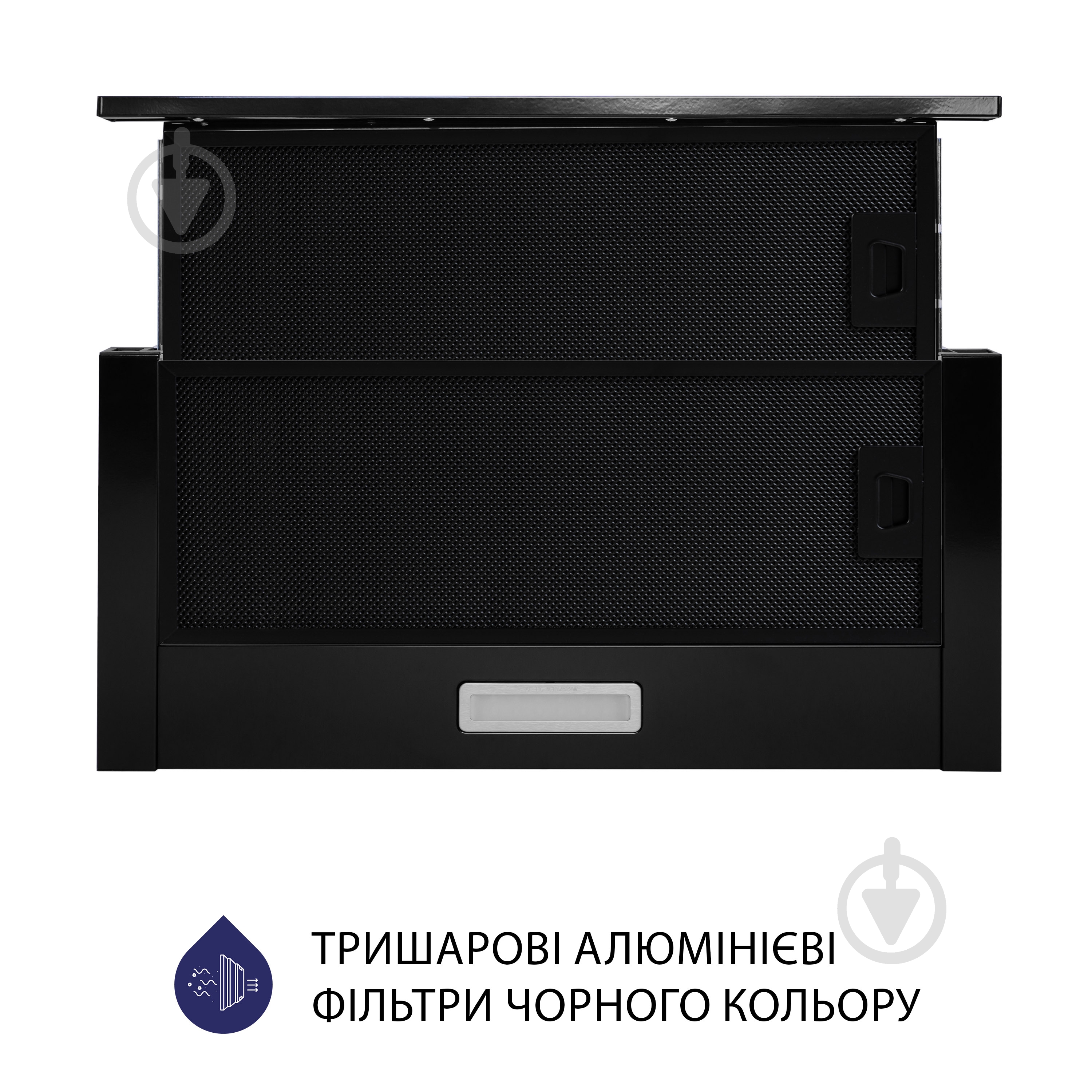 Витяжка Minola HTL 6614 BLF 1000 LED телескопічна — фото 3
