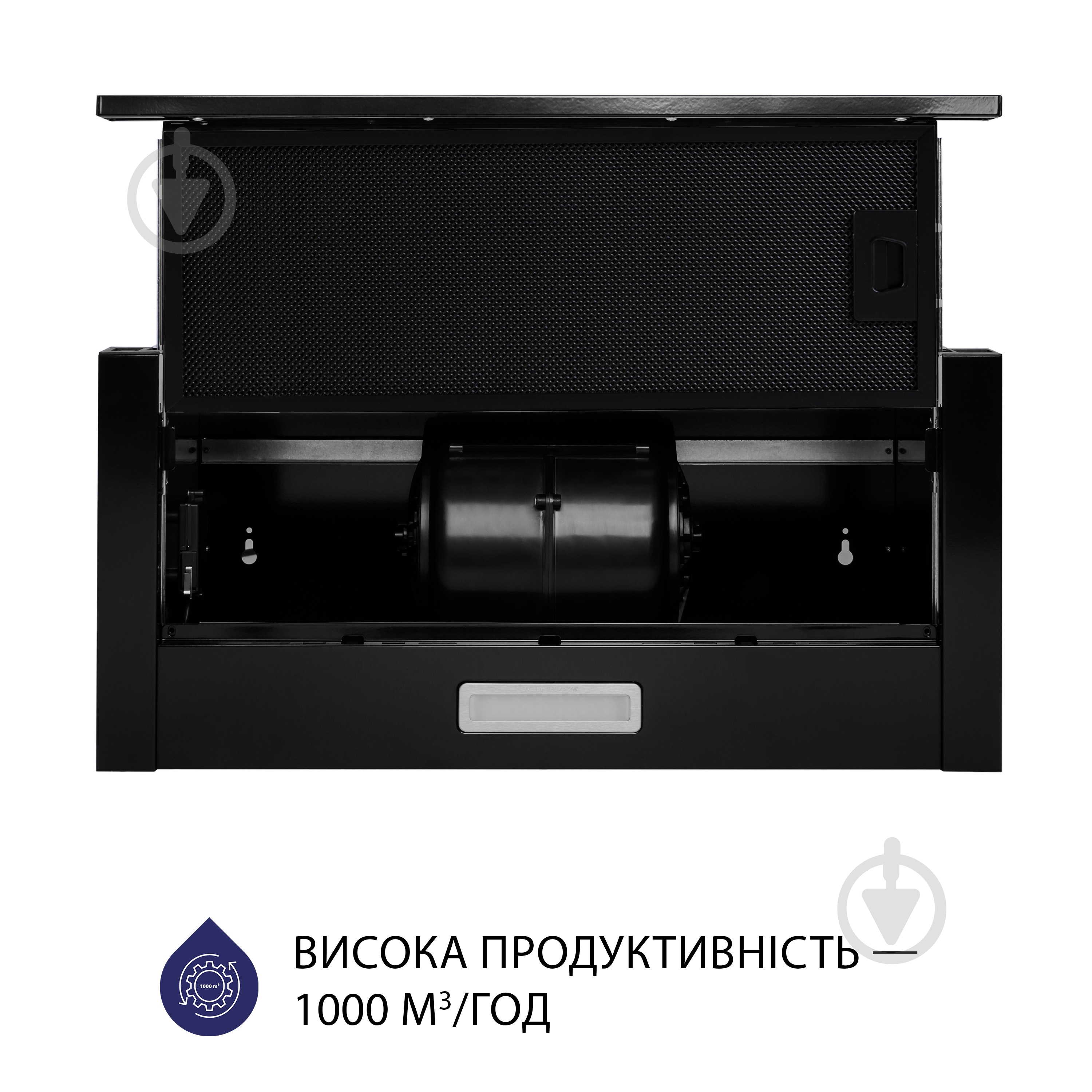 Витяжка Minola HTL 6614 BLF 1000 LED телескопічна — фото 4