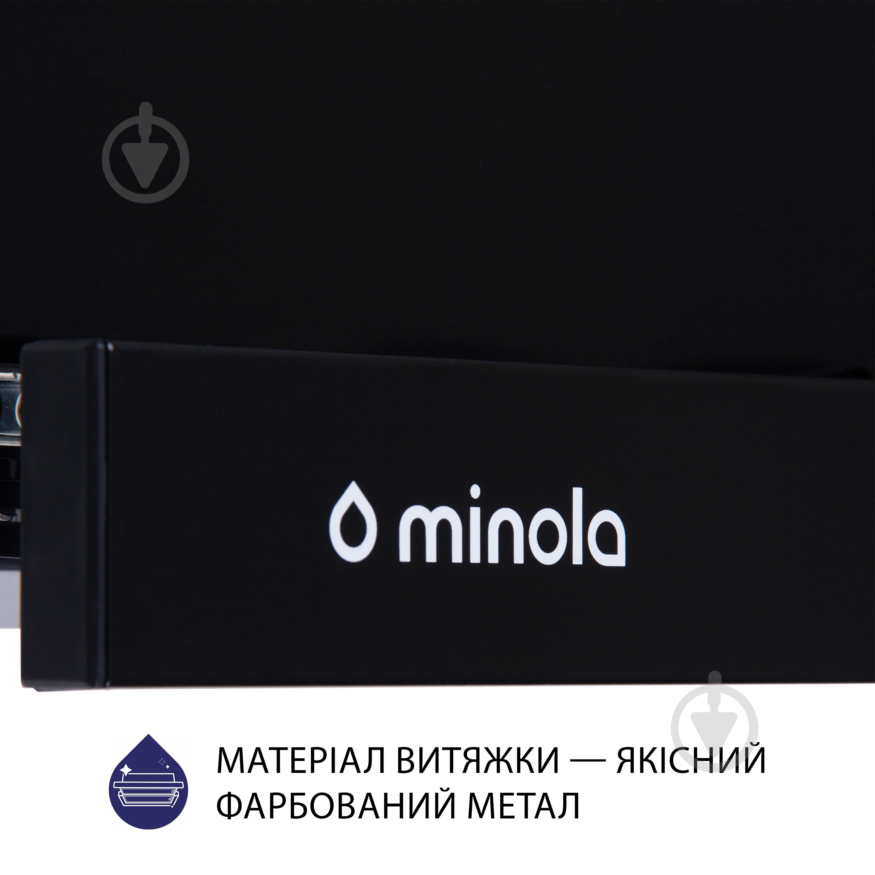 Витяжка Minola HTL 6614 BLF 1000 LED телескопічна — фото 8