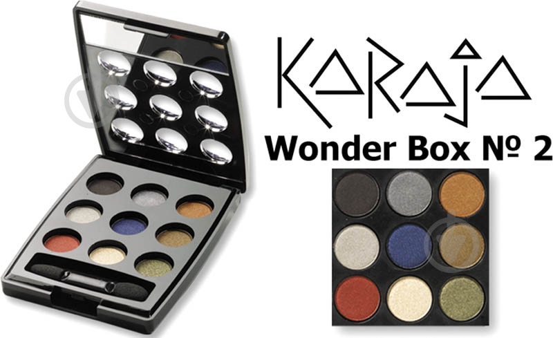 Тени для век KARAJA Wonder Box 02 3 г 3 мл - фото 1 Тени для век KARAJA Wonder Box 02 3 г 3 мл - фото 1