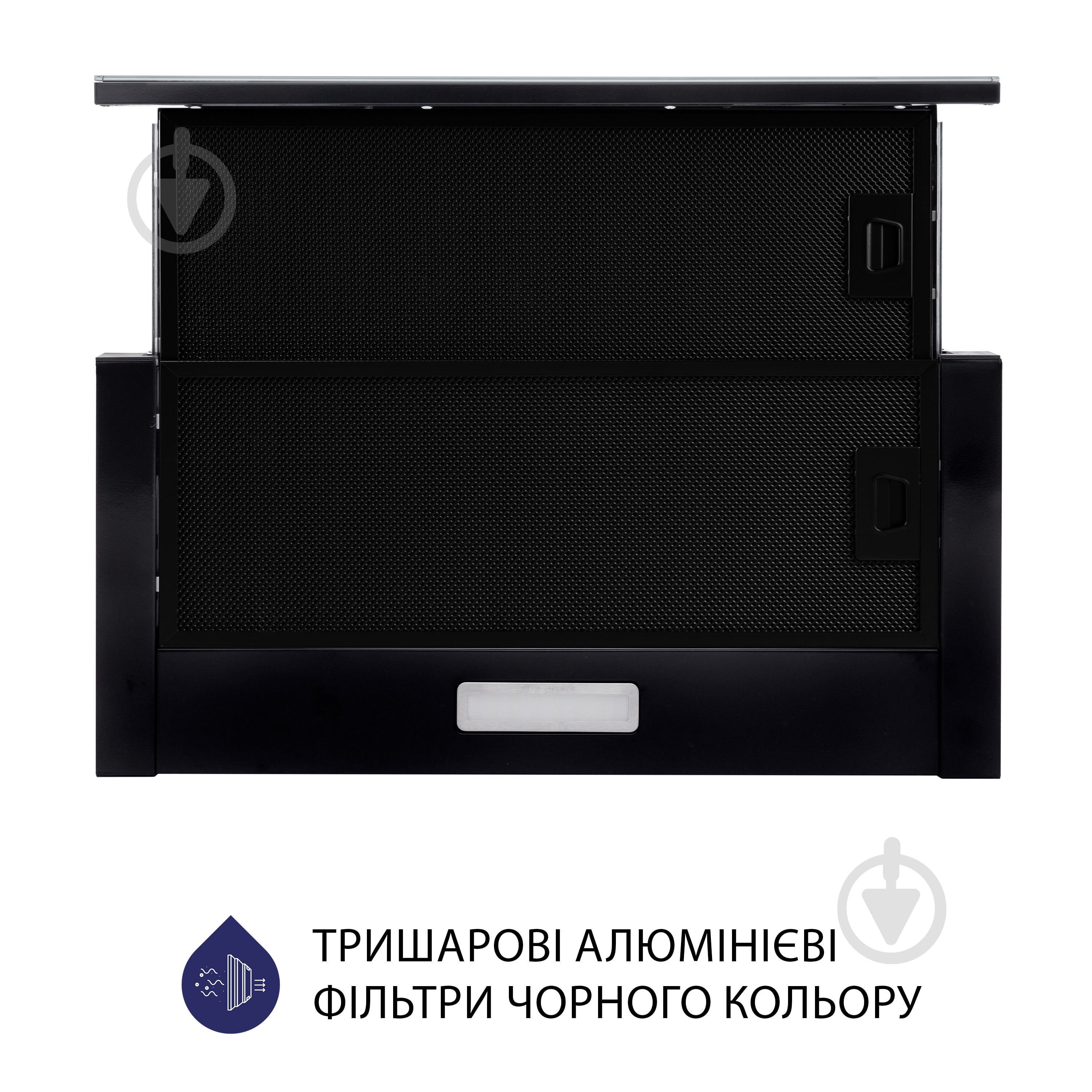 Вытяжка Minola HTLS 6634 BLF 1000 LED GLASS телескопическая - фото 3