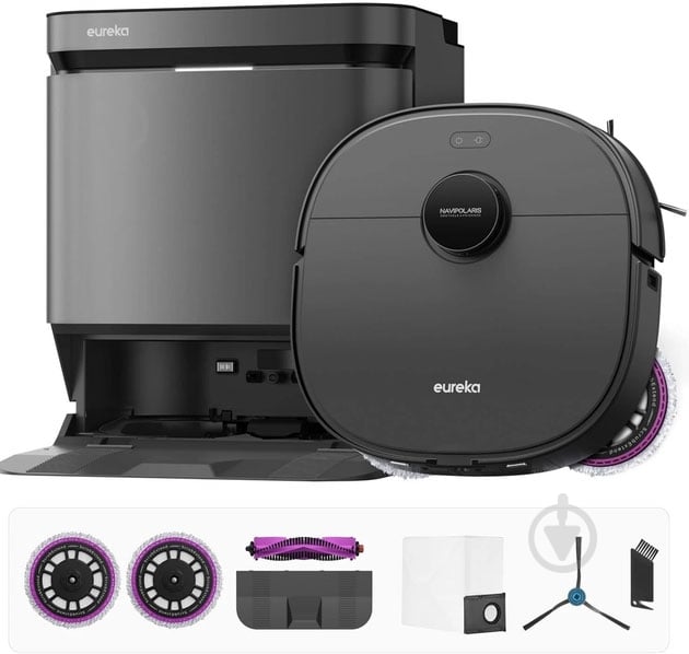 Робот-пилосос мийний Eureka J15 Pro Ultra black - фото 1 Робот-пилосос мийний Eureka J15 Pro Ultra black - фото 1