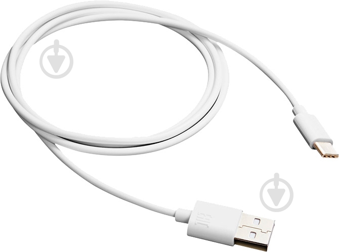 Кабель Canyon USB type C – USB type A 1 м white (CNE-USBC1W) - фото 1