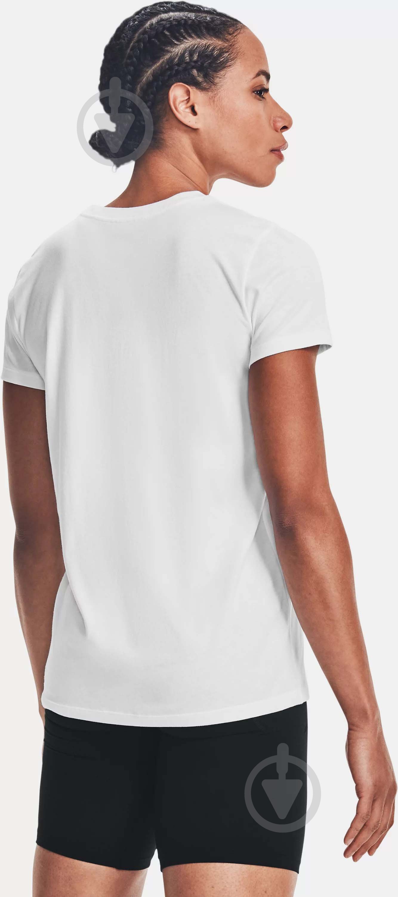 Футболка Under Armour UA W SPORTSTYLE LOGO SS 1356305-102 р.M білий - фото 2