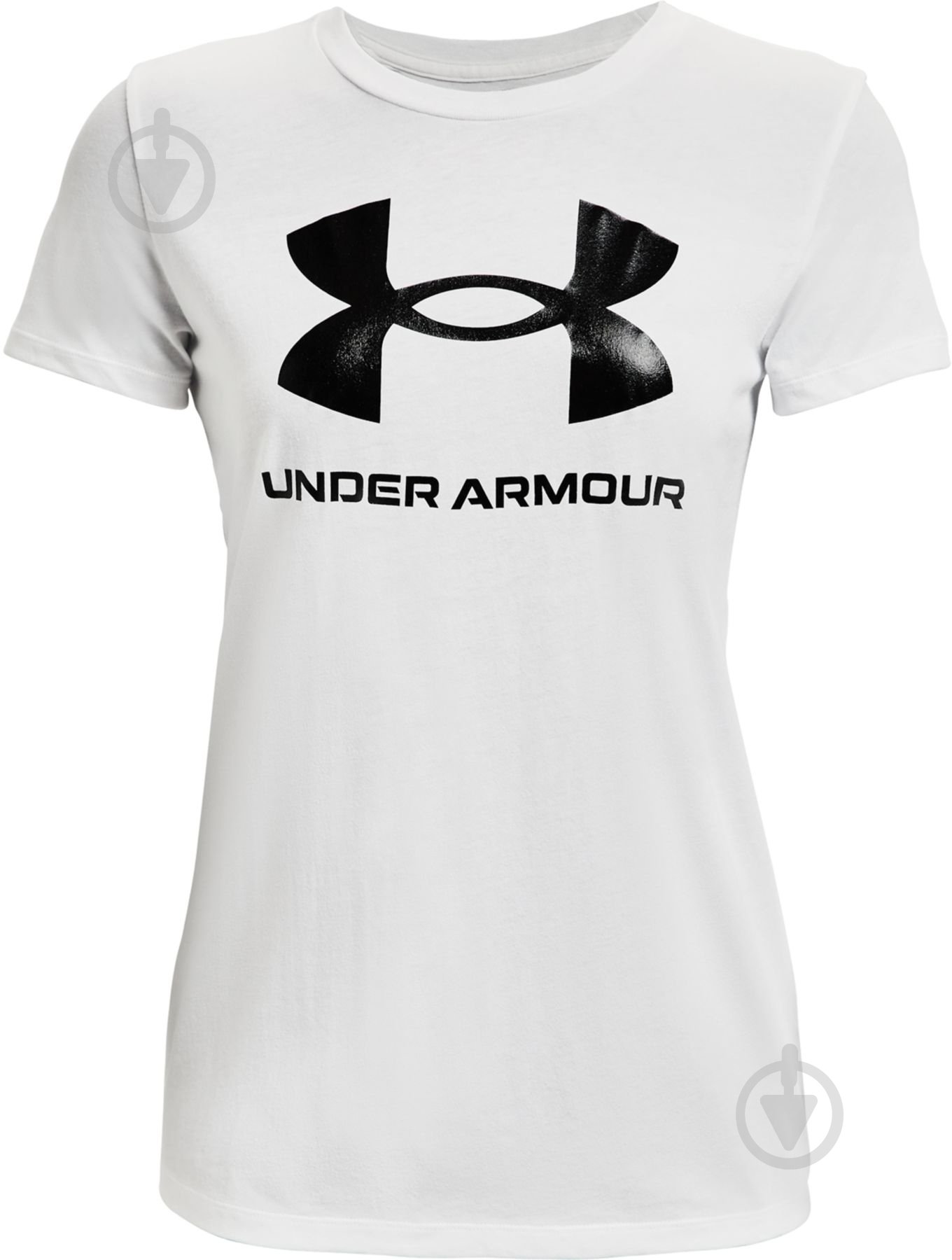 Футболка Under Armour UA W SPORTSTYLE LOGO SS 1356305-102 р.M білий - фото 4