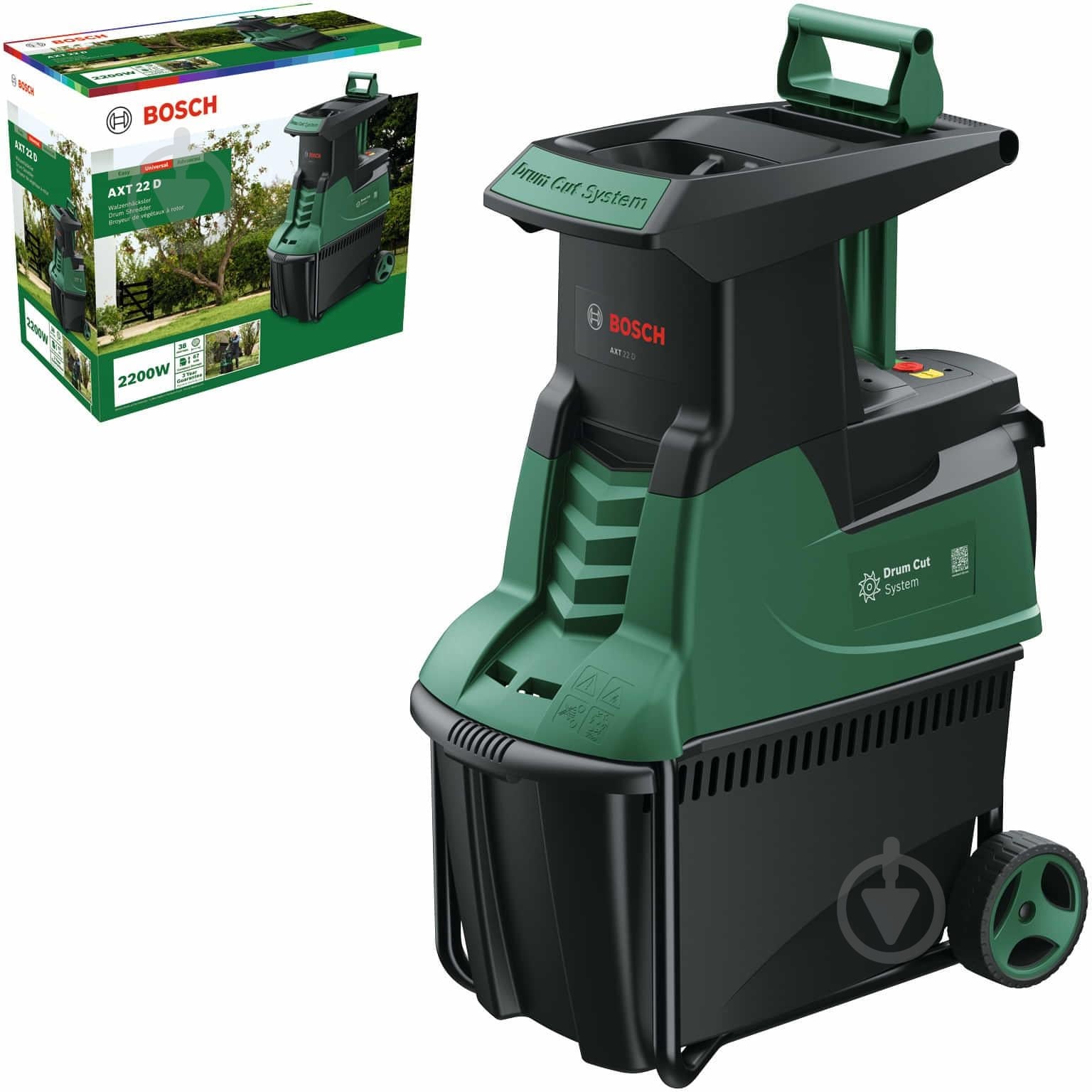 Измельчитель Bosch AXT 22 D (600803003) электросеть - фото 2