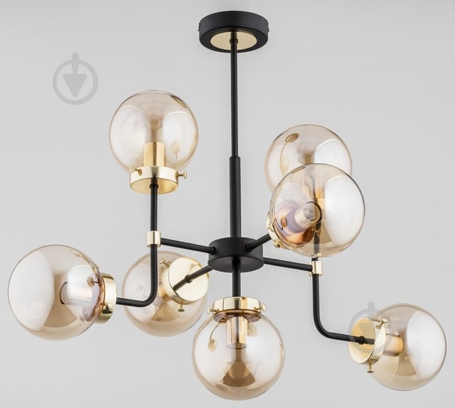 Люстра потолочная ALFA Transformers 40 Вт E14 черный 24857 - фото 1 Люстра потолочная ALFA Transformers 40 Вт E14 черный 24857 - фото 1