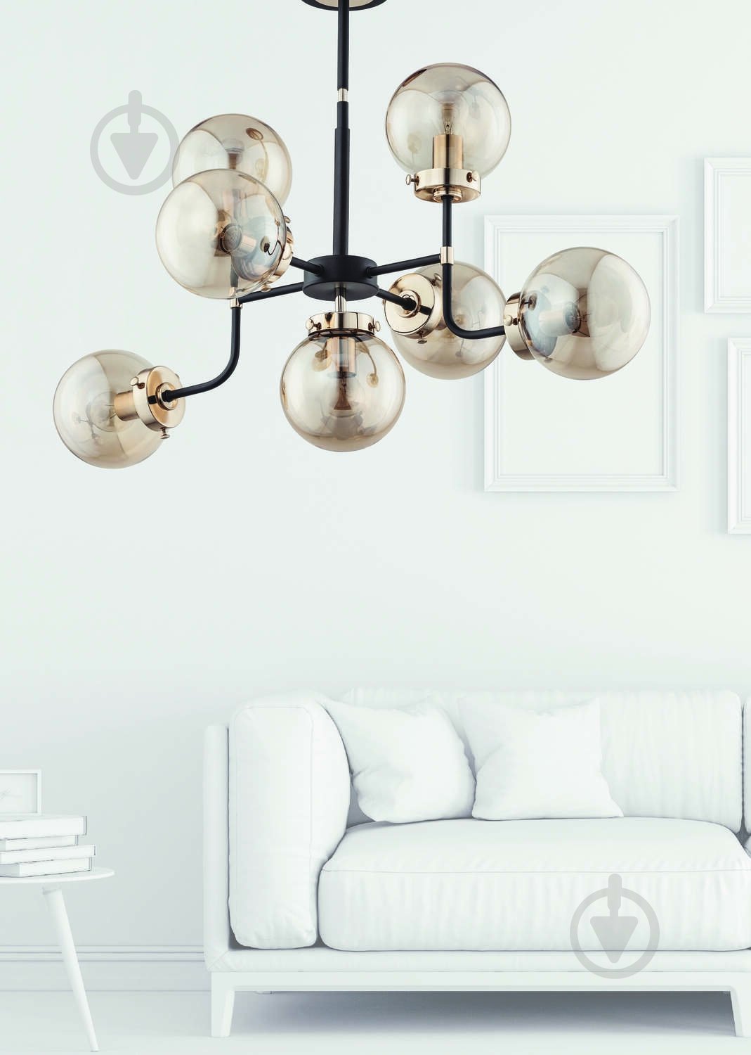 Люстра потолочная ALFA Transformers 40 Вт E14 черный 24857 - фото 4 Люстра потолочная ALFA Transformers 40 Вт E14 черный 24857 - фото 4