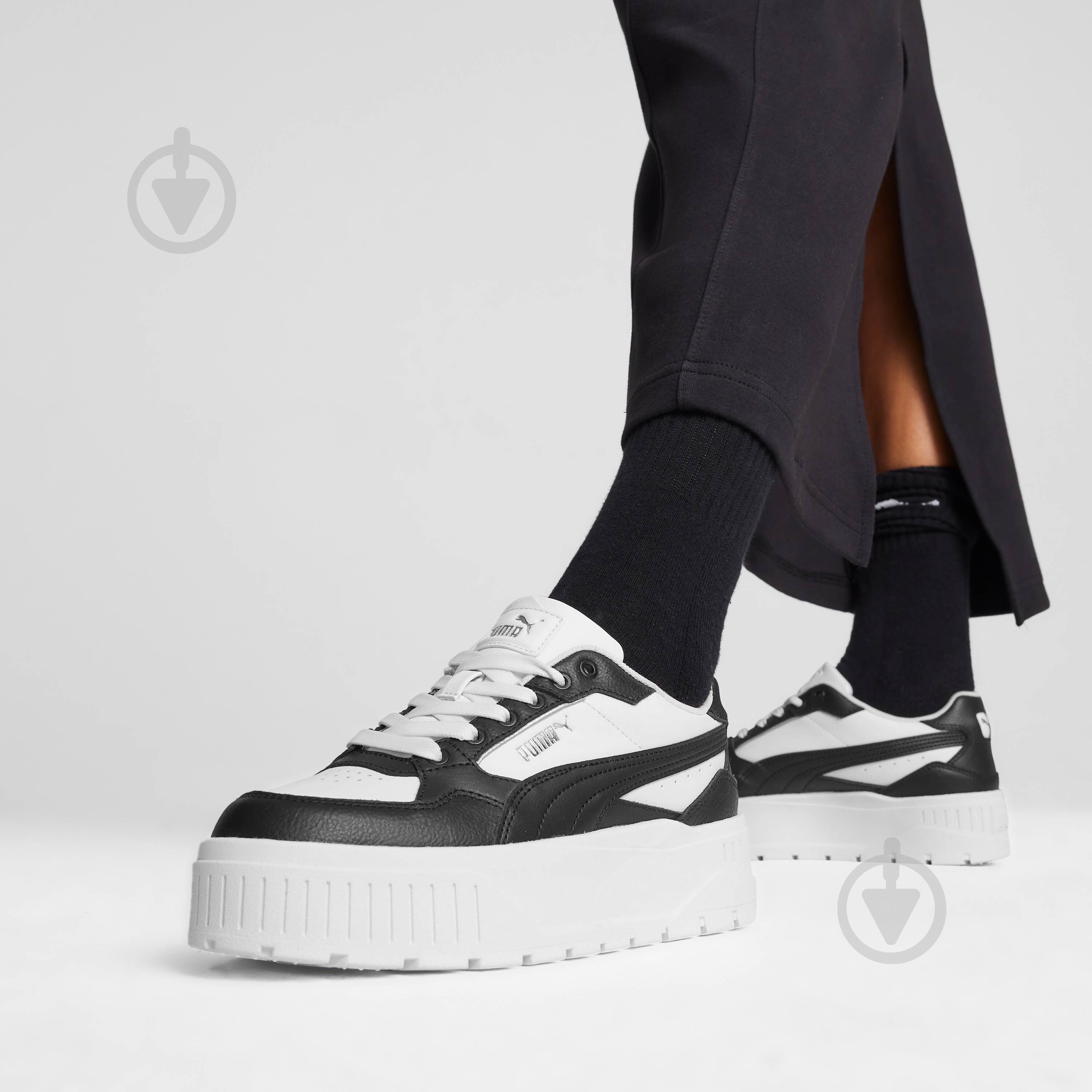 Кросівки жіночі Puma KARMEN II IDOL 39746103 р.40 білі із чорним - фото 7 Кросівки жіночі Puma KARMEN II IDOL 39746103 р.40 білі із чорним - фото 7