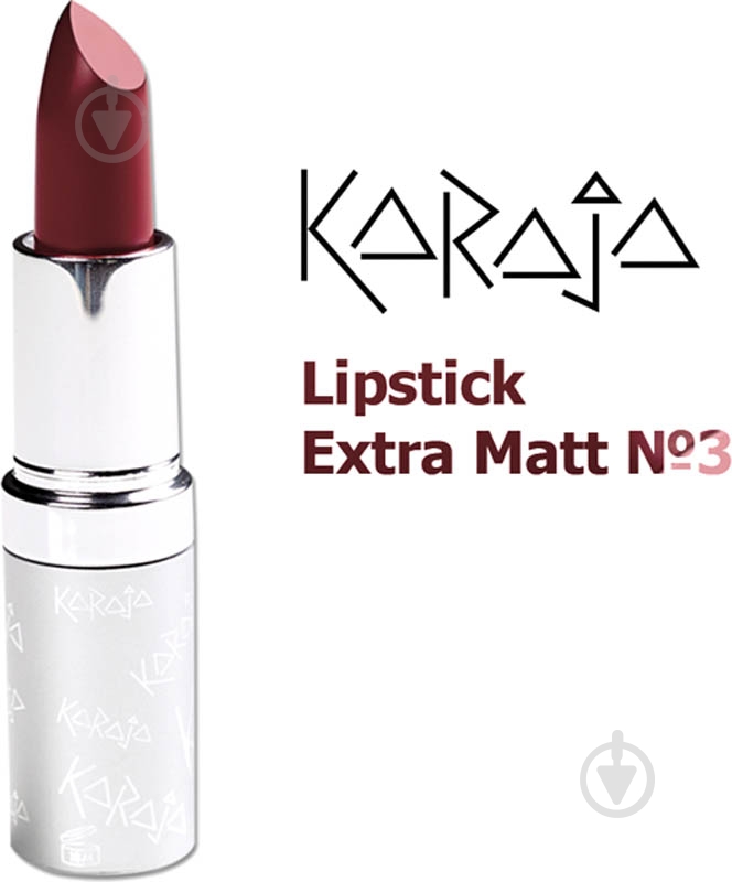 Помада губная KARAJA Extra Matt №03 3,8 мл - фото 1 Помада губная KARAJA Extra Matt №03 3,8 мл - фото 1