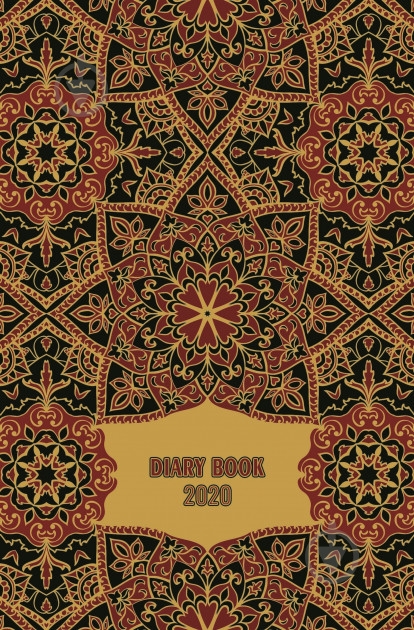Дневник датированный Узоры линия Аркуш Art A5 2020 А5-ДАТ-АРТ-352-ББ-Л-Ю-049 - фото 1