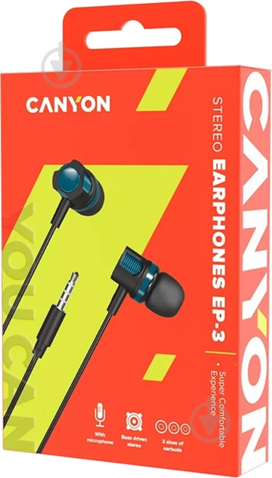 Навушники Canyon CNE-CEP3G green (CNE-CEP3G) - фото 3