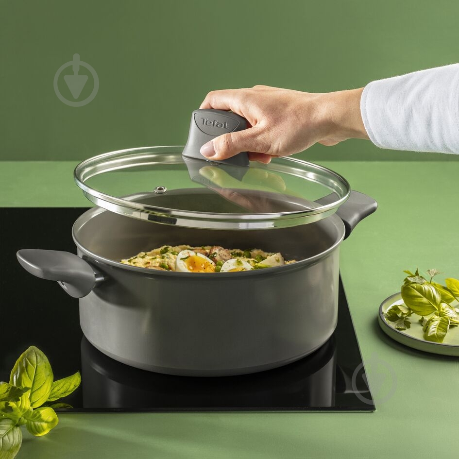 Каструля з кришкою Tefal Renewal 24 см C4264673 - фото 5