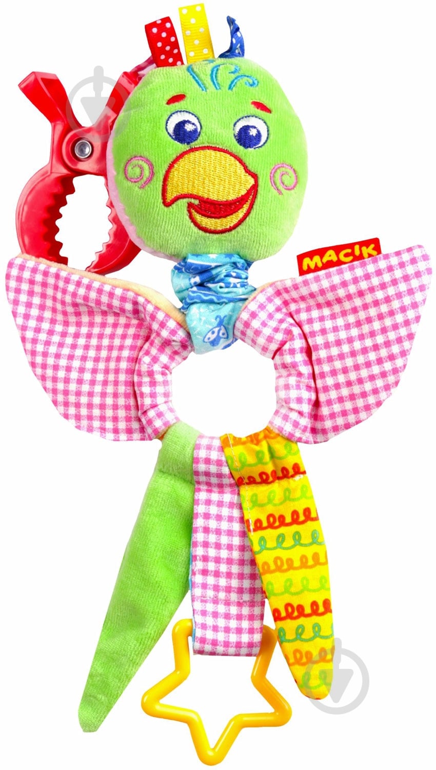 Игрушка-подвеска Macик Попугай Шалун МС 110205-01 - фото 1 Игрушка-подвеска Macик Попугай Шалун МС 110205-01 - фото 1