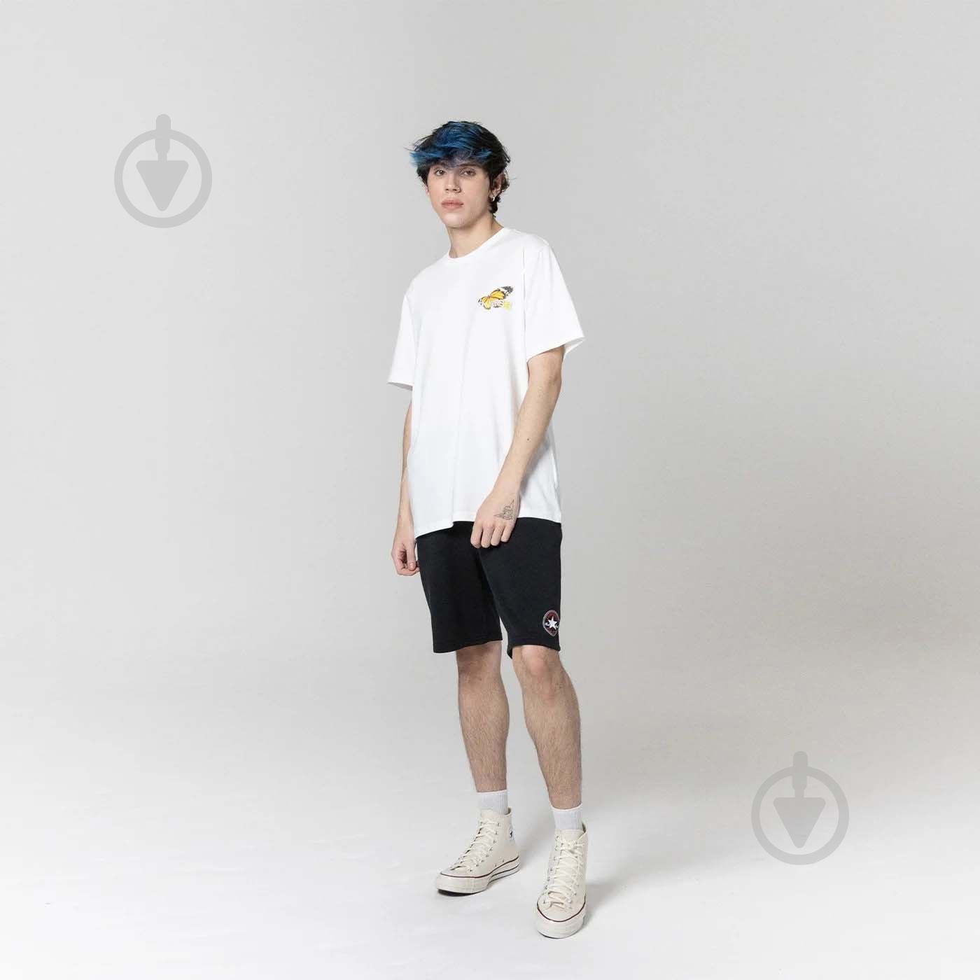 Футболка Converse CITY BUTTERFLY TEE 10024616-102 р.M белый - фото 2 Футболка Converse CITY BUTTERFLY TEE 10024616-102 р.M белый - фото 2