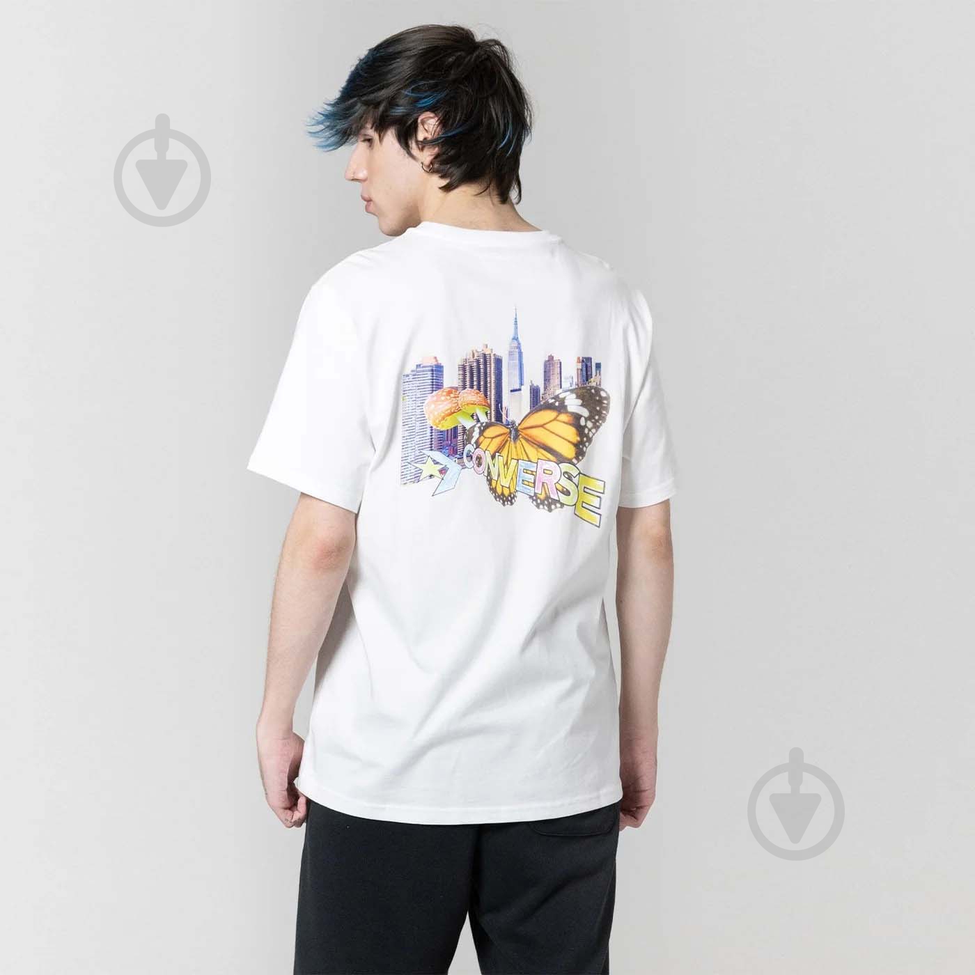 Футболка Converse CITY BUTTERFLY TEE 10024616-102 р.M белый - фото 3 Футболка Converse CITY BUTTERFLY TEE 10024616-102 р.M белый - фото 3