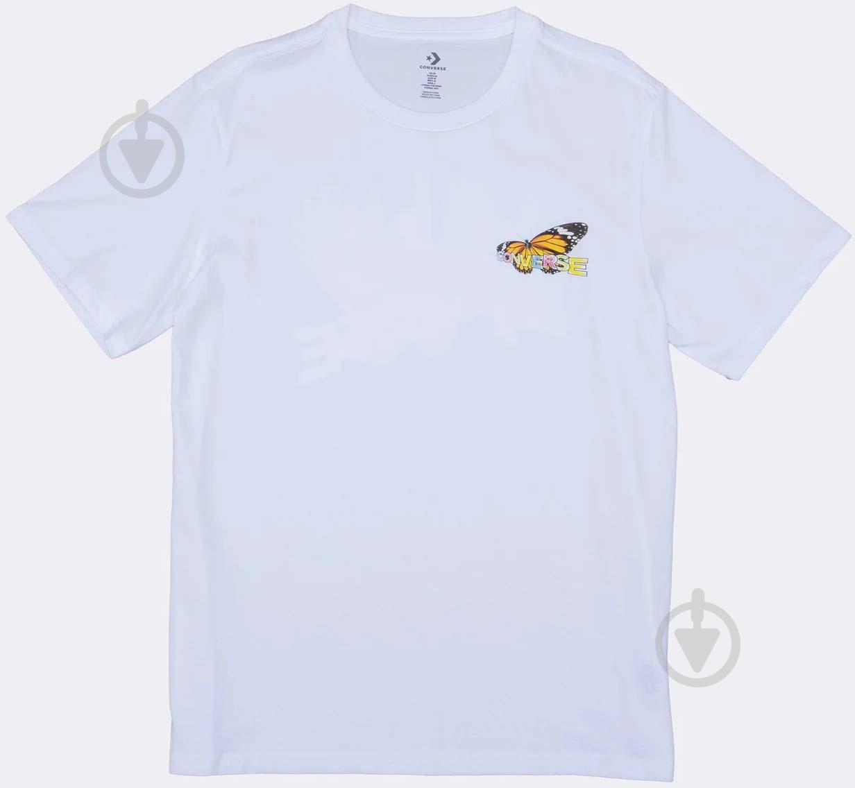 Футболка Converse CITY BUTTERFLY TEE 10024616-102 р.M белый - фото 4 Футболка Converse CITY BUTTERFLY TEE 10024616-102 р.M белый - фото 4