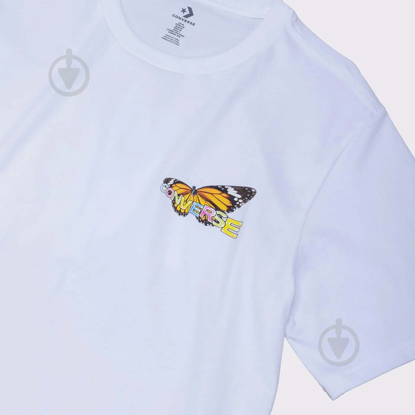 Футболка Converse CITY BUTTERFLY TEE 10024616-102 р.M белый - фото 6 Футболка Converse CITY BUTTERFLY TEE 10024616-102 р.M белый - фото 6