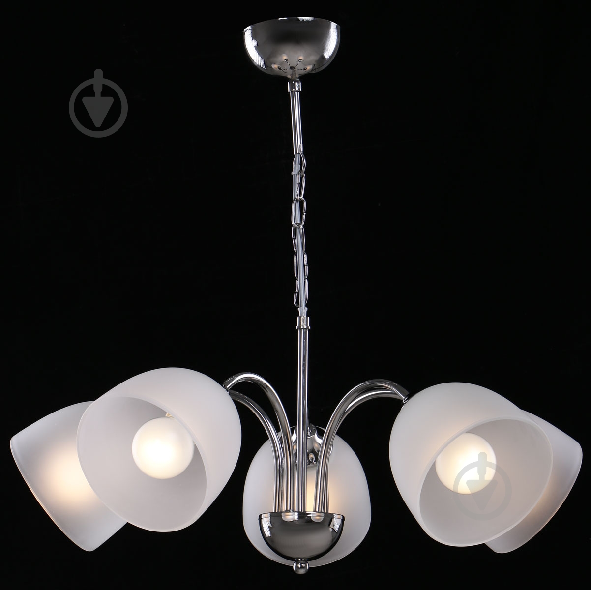 Люстра ALFA Tora 5x40 Вт E27 хром 21255 - фото 2