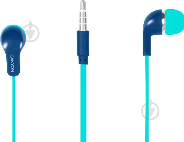 Наушники Canyon CNS-CEPM02GBL blue/green - фото 2 Наушники Canyon CNS-CEPM02GBL blue/green - фото 2