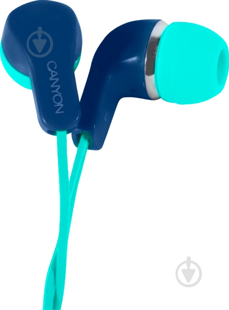 Наушники Canyon CNS-CEPM02GBL blue/green - фото 1 Наушники Canyon CNS-CEPM02GBL blue/green - фото 1