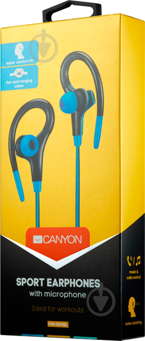 Наушники Canyon blue (CNS-SEP2BL) - фото 5