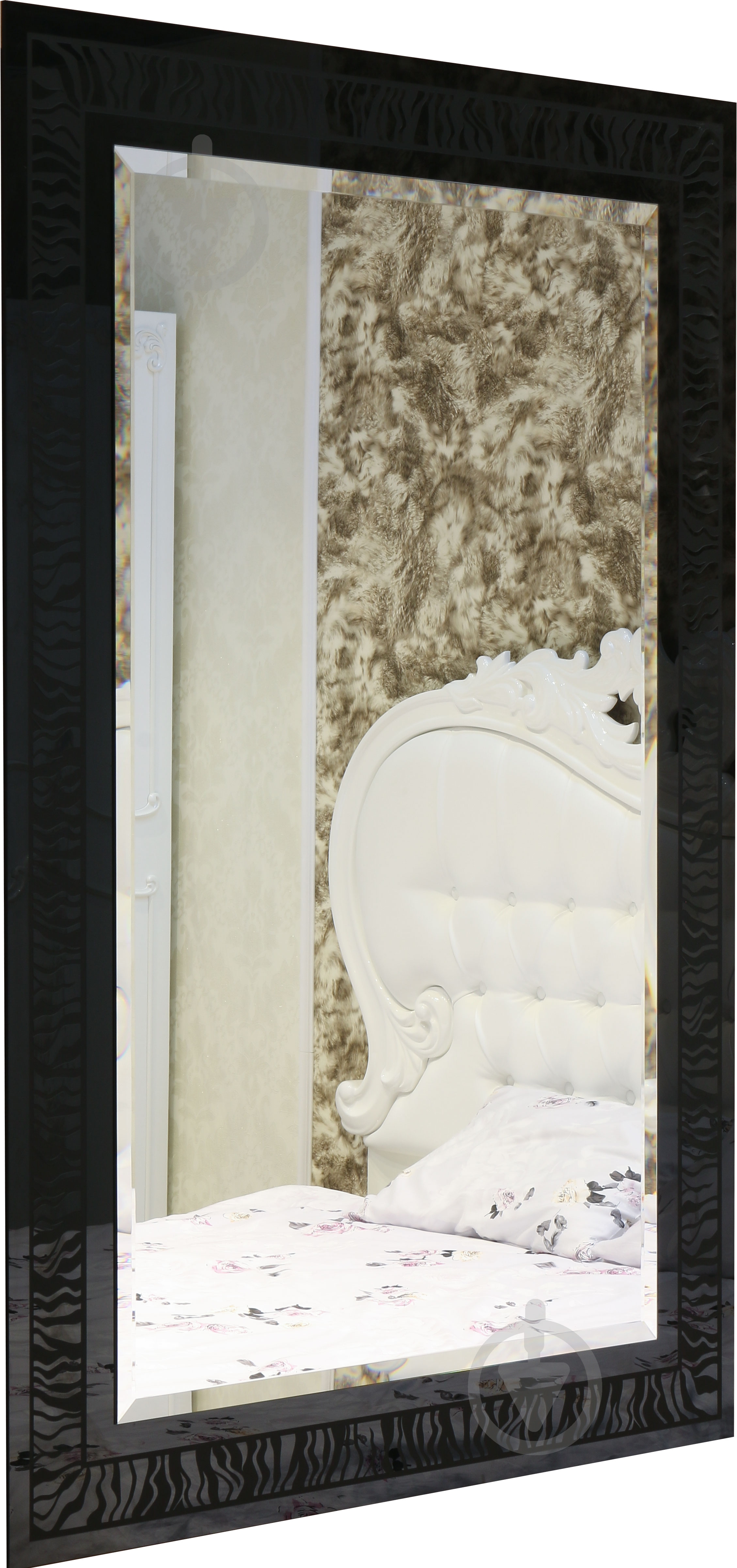 Зеркало Бусел 800x1200 мм черный - фото 1