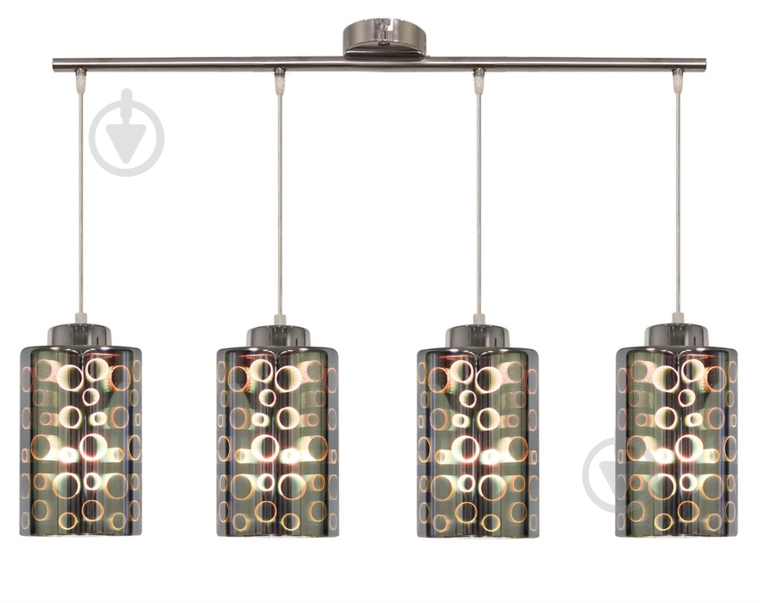 Люстра подвесная Candellux NOCTURNO 4x40 Вт E27 хром 34-57723 - фото 1 Люстра подвесная Candellux NOCTURNO 4x40 Вт E27 хром 34-57723 - фото 1