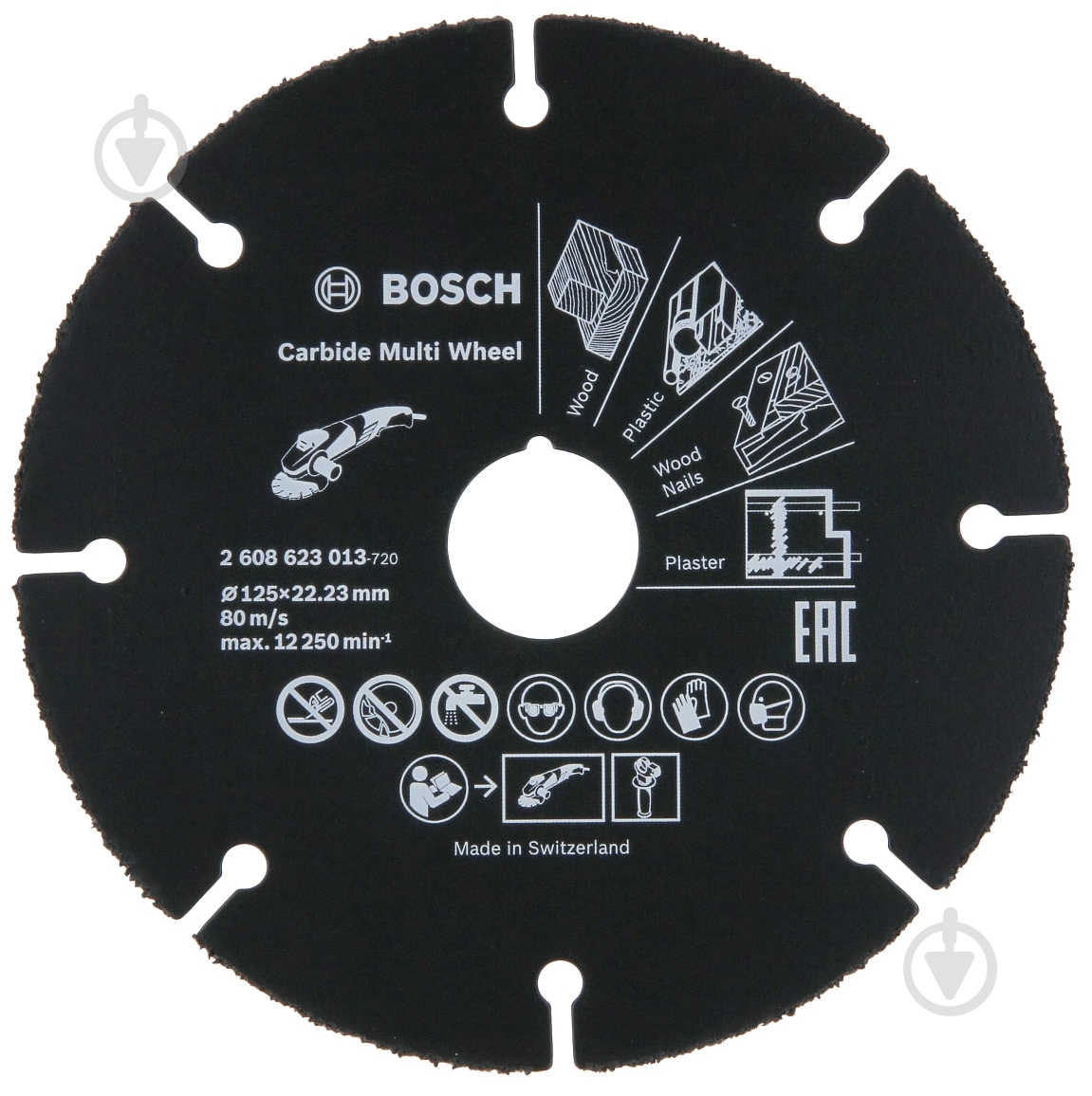 Пильный диск Bosch 125x22,2x1 Z8 2608623013 - фото 1 Пильный диск Bosch 125x22,2x1 Z8 2608623013 - фото 1
