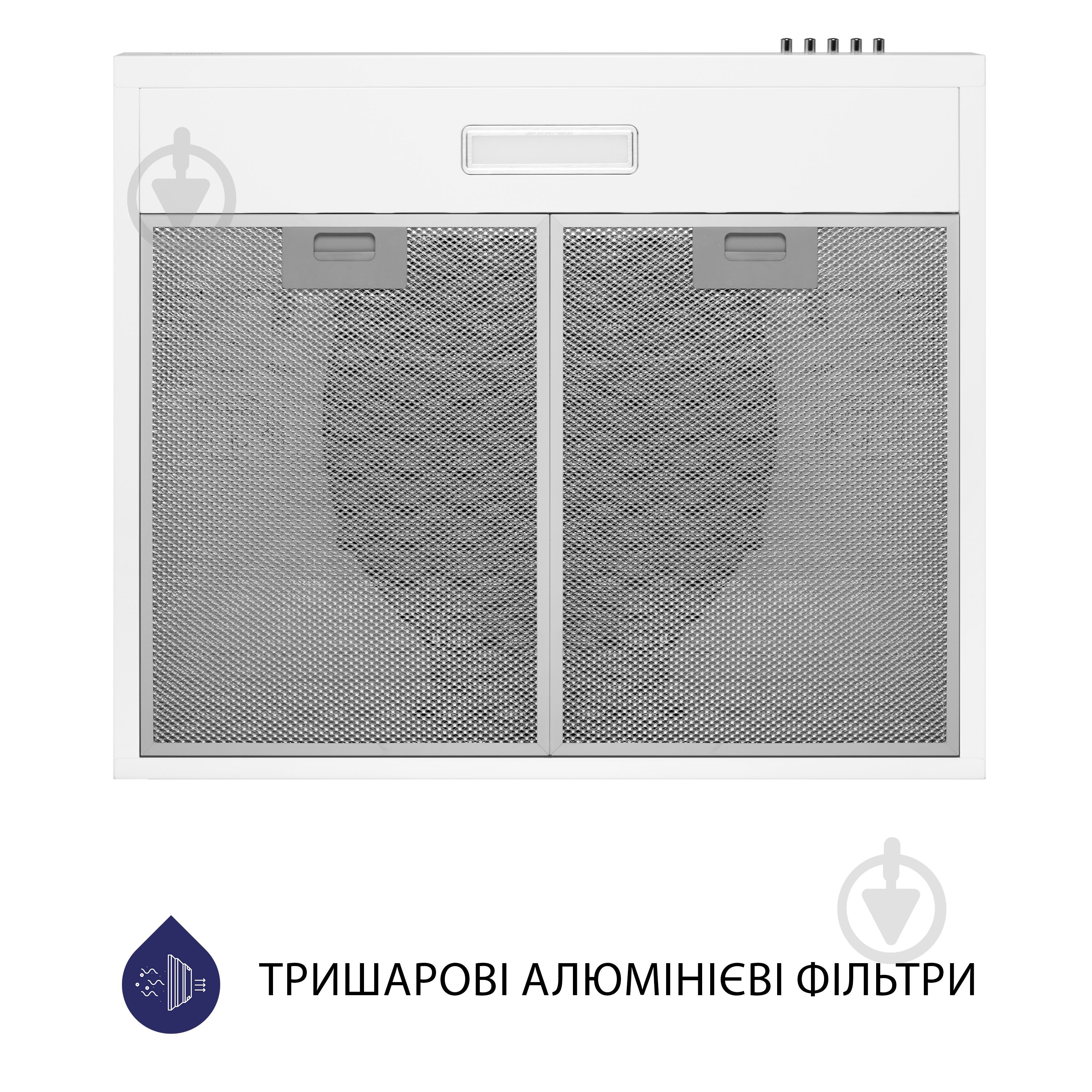 Витяжка Minola HPL 613 WH плоска - фото 5