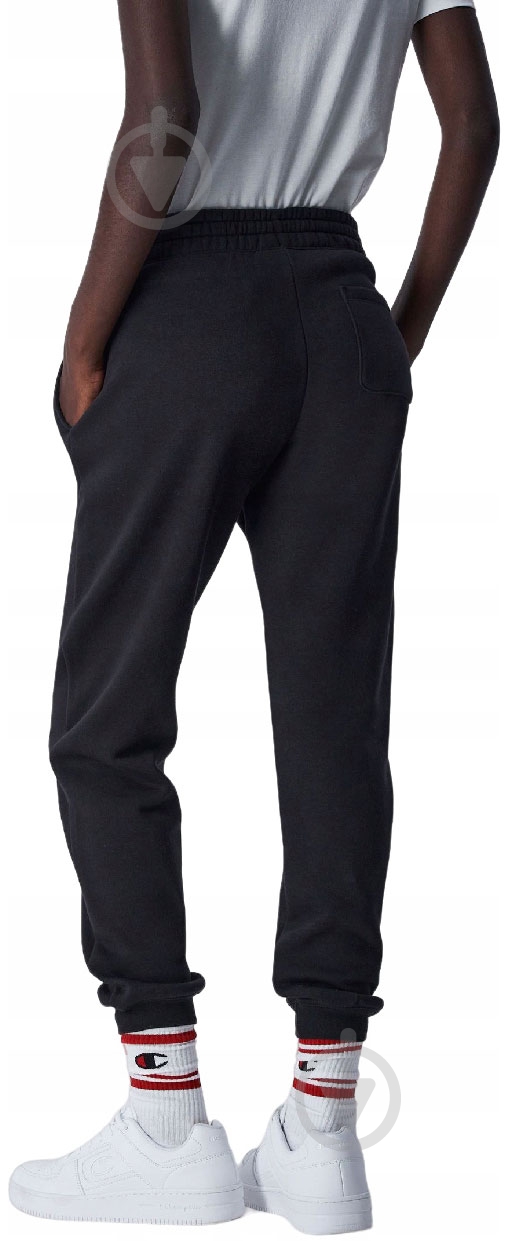 Брюки Champion Ribbed Cuff Joggers 116611-KK001/NBK р. XS черный - фото 2 Брюки Champion Ribbed Cuff Joggers 116611-KK001/NBK р. XS черный - фото 2