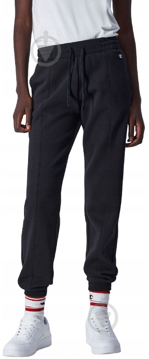 Брюки Champion Ribbed Cuff Joggers 116611-KK001/NBK р. XS черный - фото 1 Брюки Champion Ribbed Cuff Joggers 116611-KK001/NBK р. XS черный - фото 1