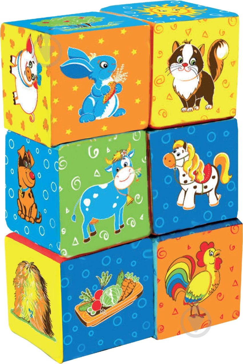 Кубики Масік Ферма МС 090601-02 - фото 1