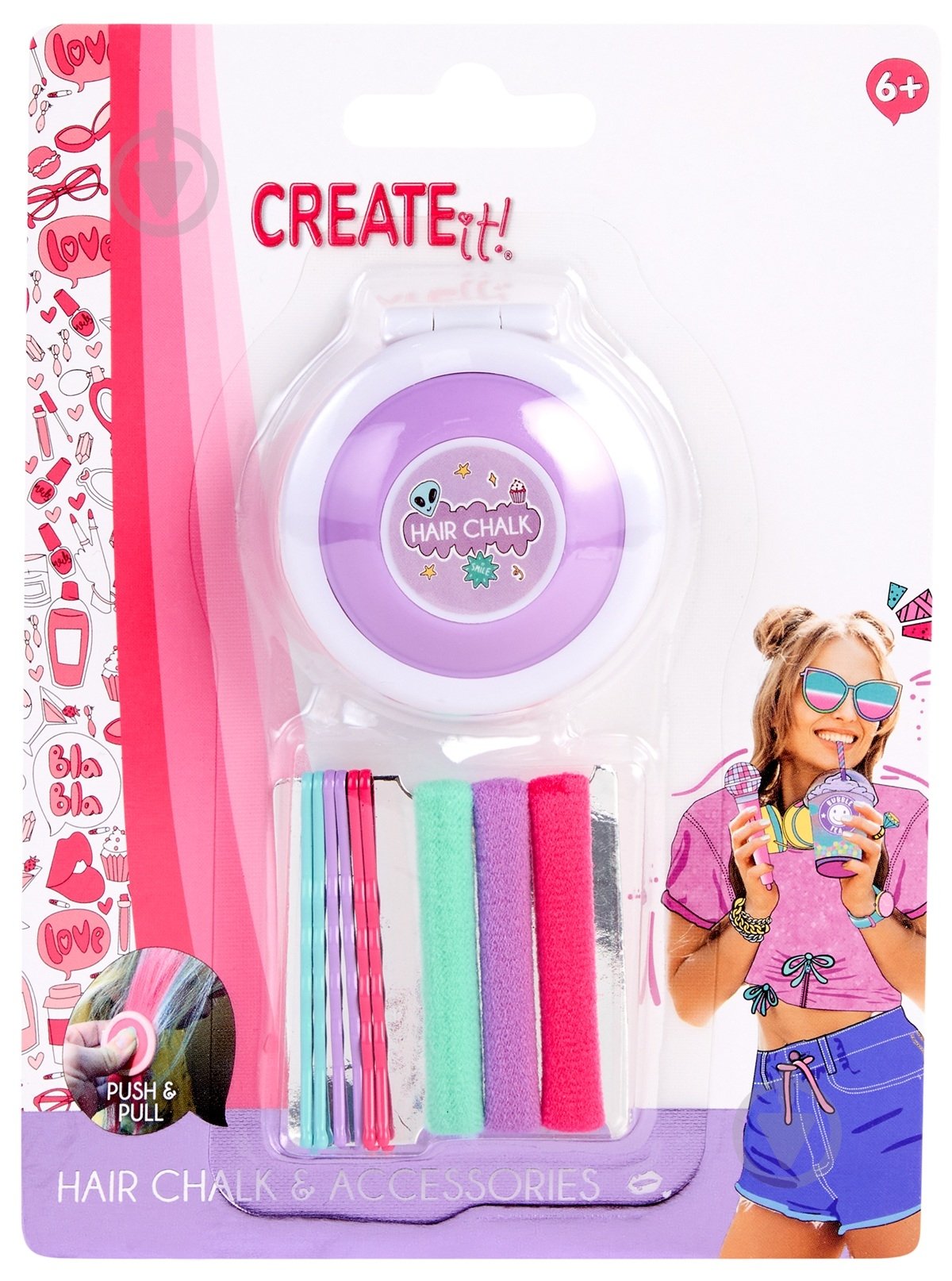 Мел для волос CREATE IT! с аксессуарами - фото 5 Мел для волос CREATE IT! с аксессуарами - фото 5
