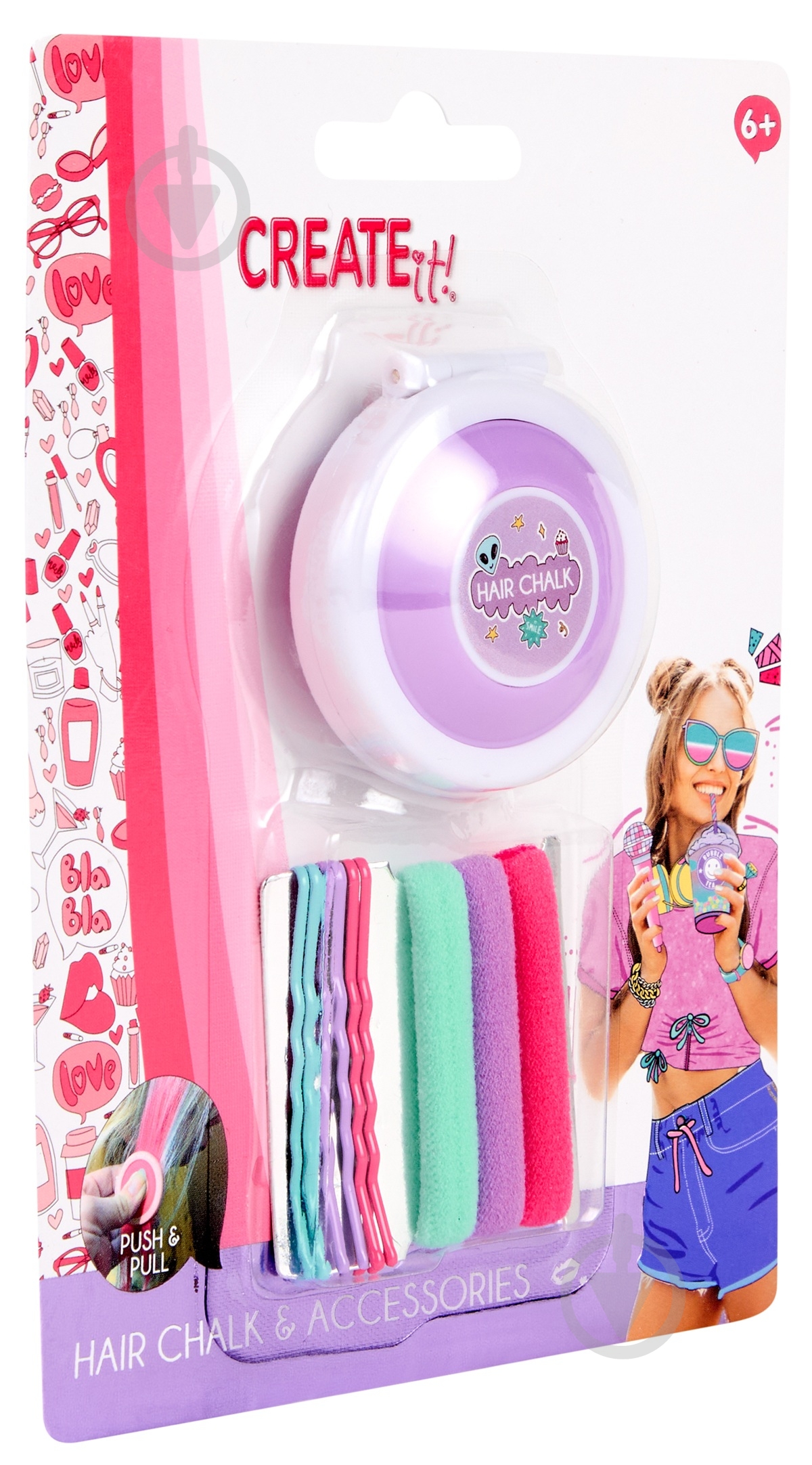 Мел для волос CREATE IT! с аксессуарами - фото 4 Мел для волос CREATE IT! с аксессуарами - фото 4