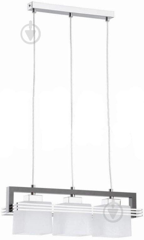 Люстра ALFA Adi 3x60 Вт E27 хром/венге 18023 - фото 1