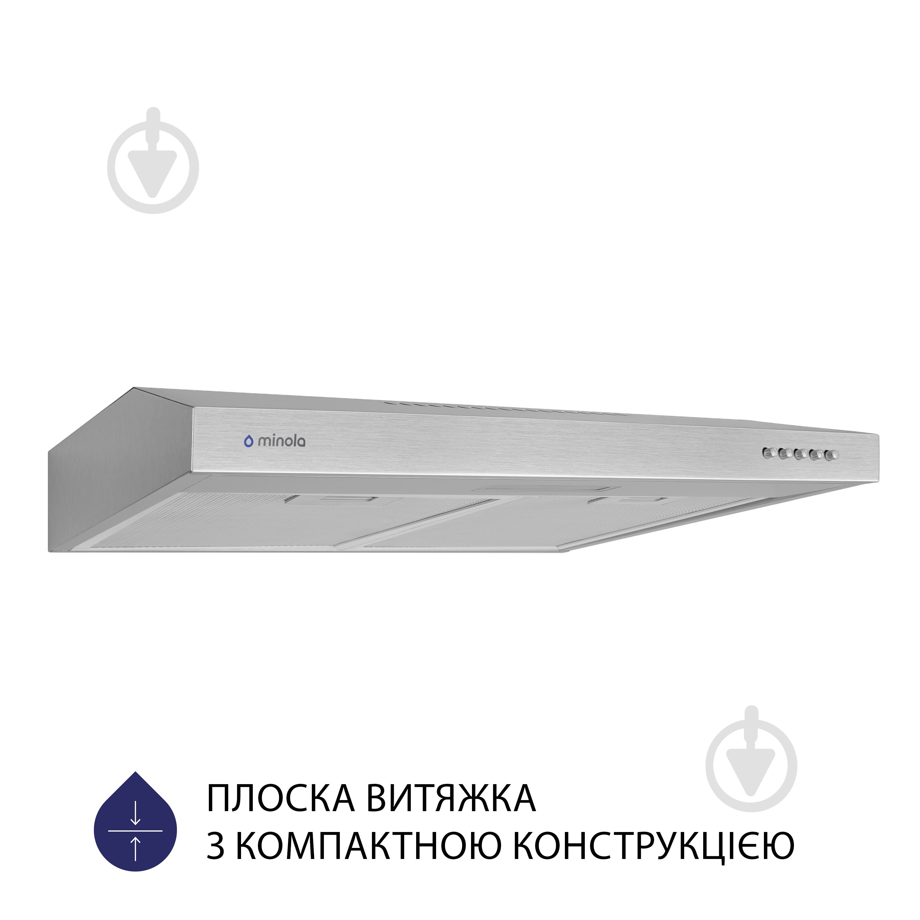 Витяжка Minola HPL 613 I плоска - фото 2