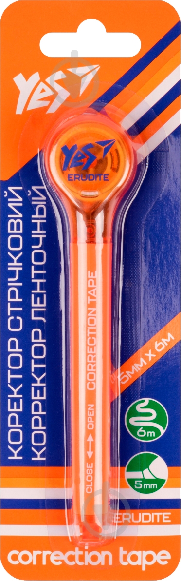 Корректор ленточный YES 5мм х 6м Erudite - фото 3