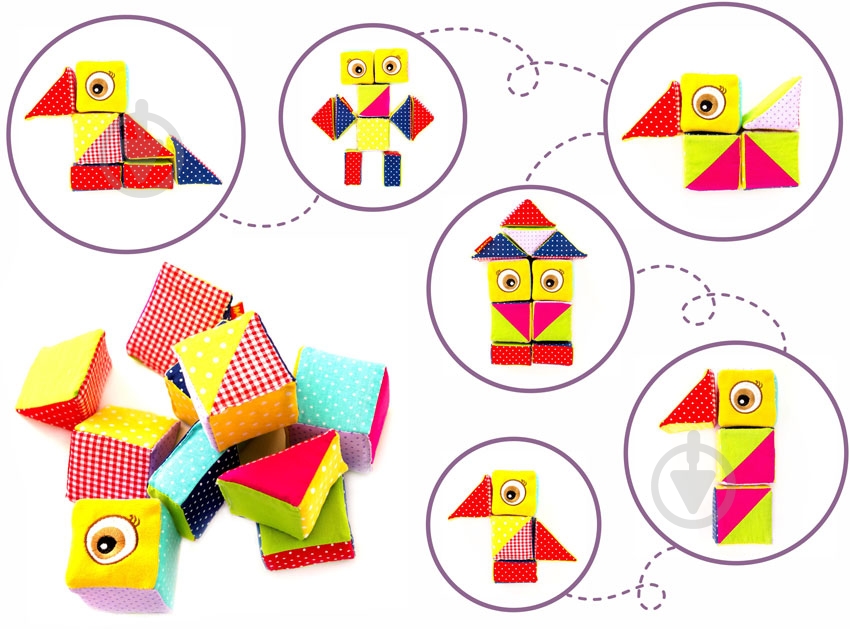 Кубики Macик Совушка МС 090602-04 - фото 6