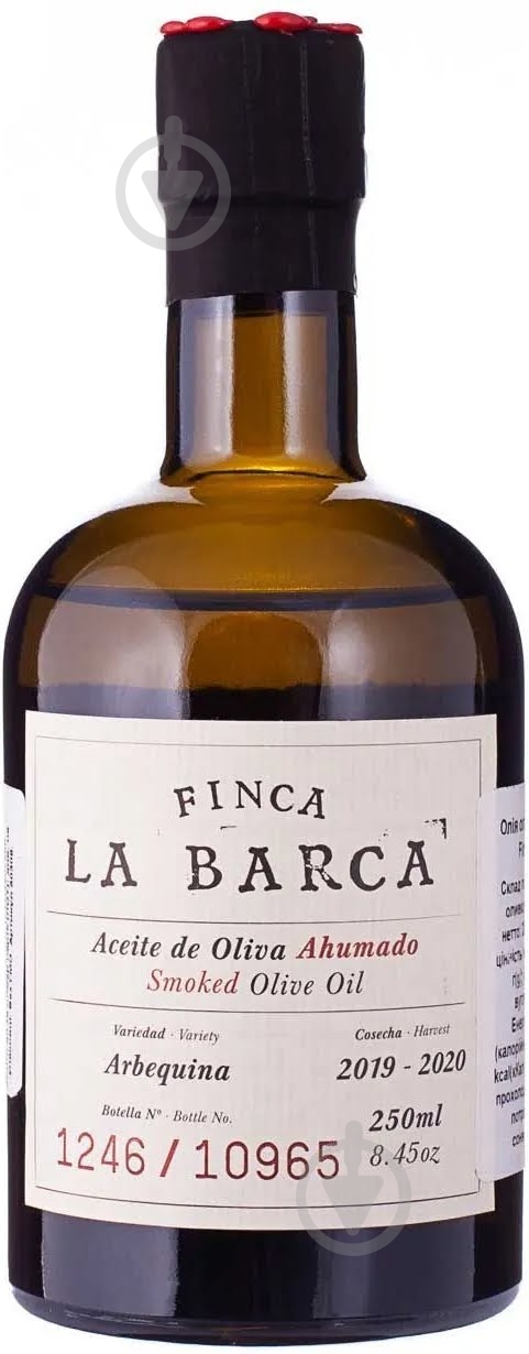 Масло оливковое Finca La Barca копченая 200 мл - фото 1