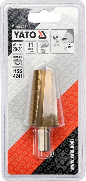 Сверло YATO HSS 4241 с титановым покрытием d20-30 мм 20-30 мм 1 шт. YT-44747 - фото 3